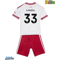 Liverpool Ronald Araujo #33 Bortedraktsett Barn 2026-27 Kortermet (+ Korte bukser)